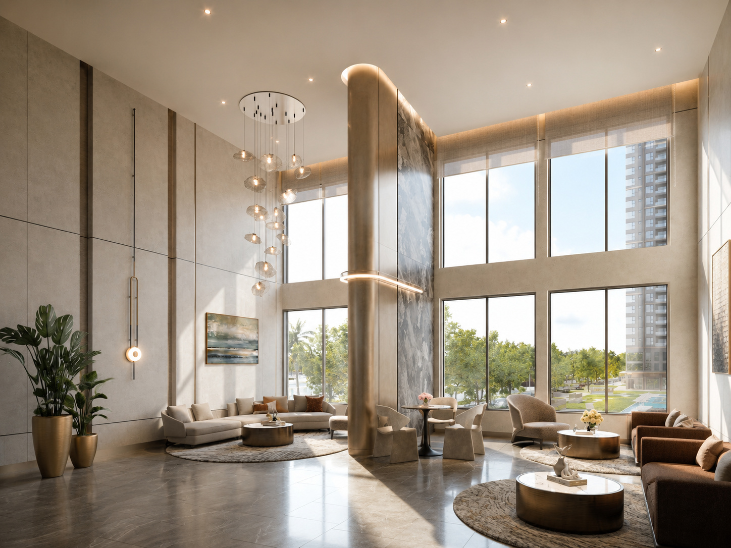 Không gian sảnh và lounge
