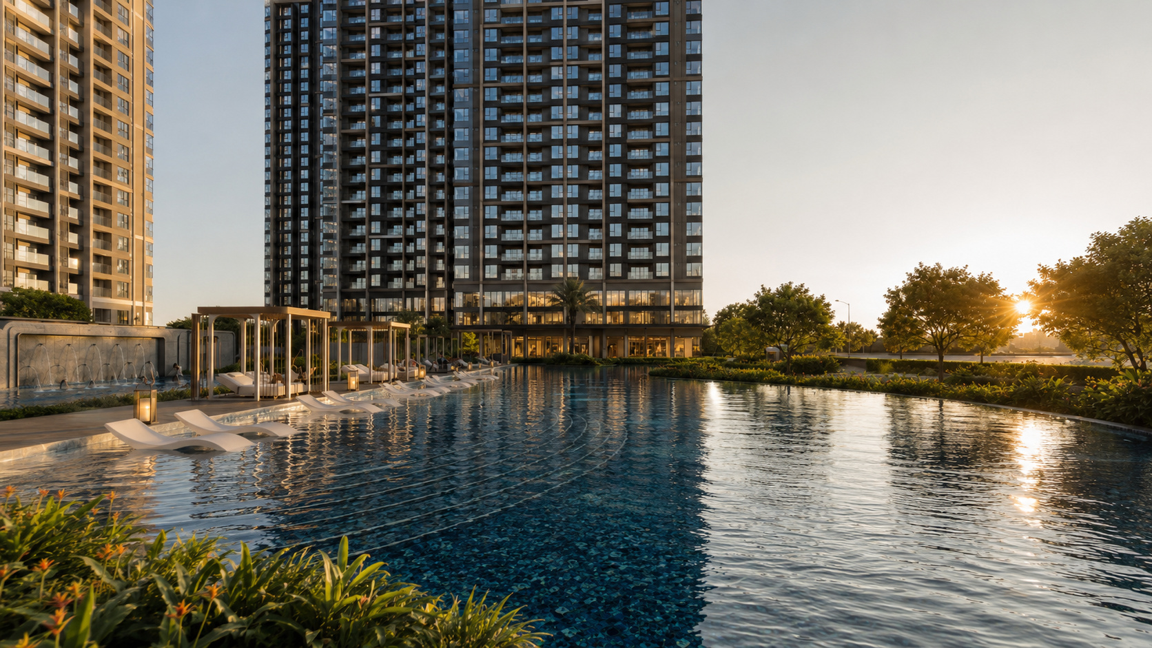 Bể bơi và tiện ích nội khu